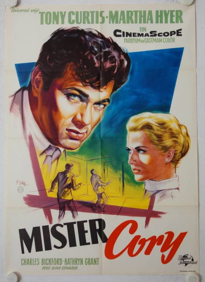 Mister Cory original release german movie poster